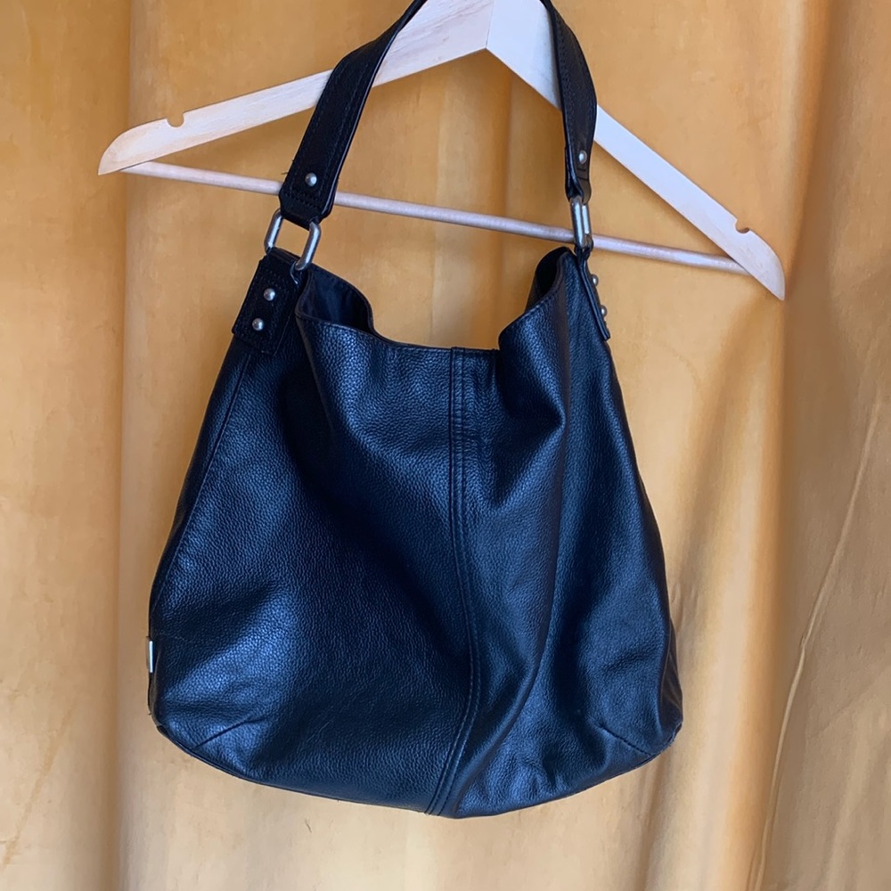 Kooba Women Bag Black Genuine Leather Tote Bag Hand Bag Satchel